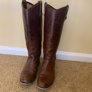 FRYE Melissa Button Boots - Size 6